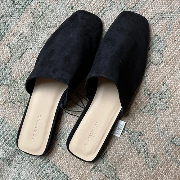Brand New Never Work Banana Republic Black Mules